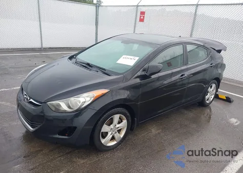 2012 Hyundai Elantra Gls (Ulsan Plant) from USA, damaged, VIN KMHDH4AE1CU338429